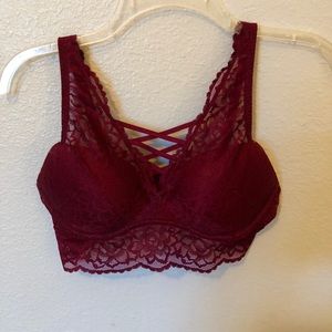 Pink Lace Bra